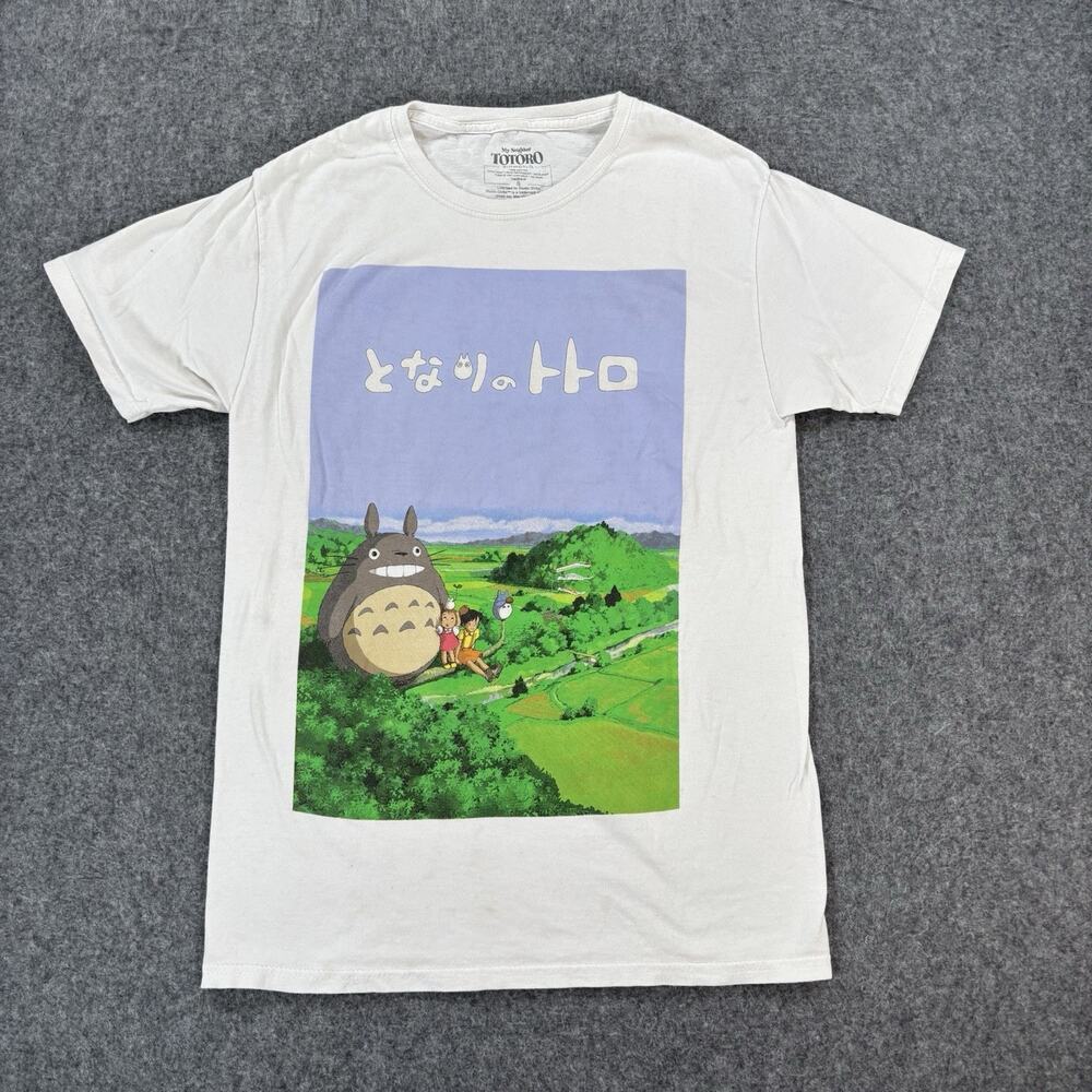 Bioworld My Neighbor Totoro Studio Ghibli Graphic Shirt White Women’s Small